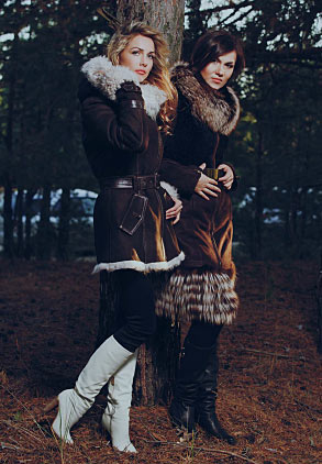 Stylish Women in Woods 1